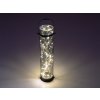 Moderní solární lampa LANTERN GREY 46 cm šedá s elegantním designem