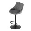 66827 2 seda barova zidle velvet kast s cernou nohou