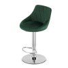 66857 2 zelena barova zidle velvet kast