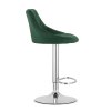 66857 4 zelena barova zidle velvet kast