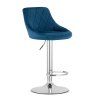 66863 modra barova zidle velvet kast