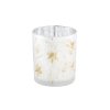 Bílý skleněný svícen AOLANI FLOWER 10 cm – elegantní dekorace pro váš domov