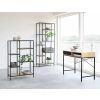 Psací stůl B-027 s minimalistickým designem a deskou v dekoru dub