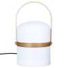 Venkovní lampa s rukojetí KIARA 26,5 cm, bílá – elegantní osvětlení