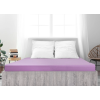 Fialové jersey prostěradlo z mako bavlny LUXORA 180 x 200 cm pro pohodlný spánek