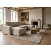 76946 1 elegantni bezova sedacka do u smart cosaro 295x140 cm s hlubokym sedem a pevnym calounenim
