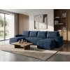 76949 3 smart cosaro tmave modra sedacka do u 295x140 cm s mekkym zebrovanym calounenim a komfortnim tvarem