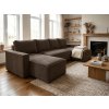 76961 2 smart cosaro sedacka do u 295x140 cm tmave hneda elegantni a prostorne reseni do obyvaku