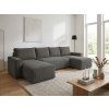 76988 2 tmave seda sedaci souprava do u smart cosaro 295x140 cm s hlubokym sedem a zebrovanym calounenim