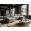 76991 2 stylova sedaci souprava do u smart cosaro 295x140 cm svetle seda s prostornym a mekkym posezenim