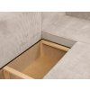 77009 5 prostorna sedaci souprava do u smart cosaro svetle bezova 295x140 cm s prijemnym povrchem
