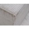 Praktický taburet COSARO tmavě hnědý 65x65 cm – pro sezení i ukládání věcí