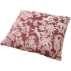 Stylový vínový povlak na polštář ABU MERLOT 45x45 cm s exotickým vzorem