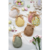 Stylová jarní dekorace – závěsné látkové vajíčko EASTER EGG