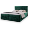 Stylová boxspring postel GLORIEN VELVET 160x200 cm s elegantním čalouněním