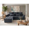 78800 3 tmave seda rozkladaci rohova pohovka zenova 220x140 cm oboustranna
