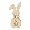 Velikonoční dřevěný zajíc FLORAL RABBIT 20 cm s květinovým motivem