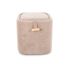 Sametový taburet NAP 37x37 cm – luxusní vzhled a funkční design