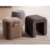 Designový taburet NAP 37x37 cm – pohodlné sezení a chytré úložné řešení