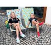 80600 9 skladaci lehatko sand pineapple zabavny potisk a snadne prenaseni