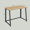 Stabilní skládací stůl 80 x 40 cm v dekoru dub – skvěle zapadne do skandinávského stylu.