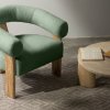 Stylové křeslo KOKEI v zelené barvě – pohodlí a originální vzhled