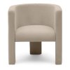 Designové křeslo MILU béžové pro moderní interiéry