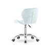 84293 8 set do pracovny taylor stul 80x50 cm dub sonoma kreslo avola velvet svetle modre