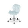84293 7 set do pracovny taylor stul 80x50 cm dub sonoma kreslo avola velvet svetle modre