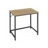 84293 4 set do pracovny taylor stul 80x50 cm dub sonoma kreslo avola velvet svetle modre