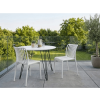 Stylová plastová židle TREGO bílá minimalistický design