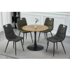 Designový kulatý stůl AMADEO II dub 90x90 cm do jídelny