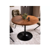Stůl AMADEO 100 cm ořech – moderní kulatý design