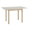 Rozkládací jídelní stůl FLIP 80–160x80 cm kašmír/dub Cremona