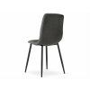 90480 2 elegantni tmave seda zidle libra stone grey s kovovymi nohami