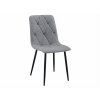 90489 6 elegantni seda zidle libra platinum grey s cernymi nohami
