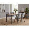 90489 designova jidelni zidle libra platinum grey v sede barve