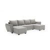 92124 rozkladaci sedaci souprava do u livaro 305x140 cm svetle seda moderni design