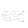 92193 3 moderni rohova sedaci souprava do l livaro 251x140 cm tmave seda