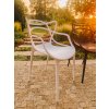 92307 33 terakotova plastova zidle kato s ergonomickym operadlem