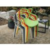 92361 20 hneda plastova zidle kato jako designovy doplnek