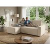 92523 2 rozkladaci oboustranna sedaci souprava do l smart boucle kremova 232x143 cm