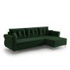 92910 3 stylova rozkladaci oboustranna sedaci souprava do l silvano 230x140 cm tmave zelena