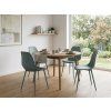 93093 1 designova jidelni zidle osaka plastova petrolejova pro terasu a zahradu