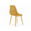 93144 moderni jidelni zidle osaka plastova horcicova v minimalisticke jidelne