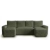 93408 2 moderni rozkladaci sedaci souprava do u smart boucle 303x143 cm tmave zelena pohodlna rodinna sedacka