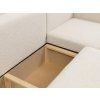 93408 3 elegantni sedaci souprava do u smart boucle 303x143 cm tmave zelena moderni rohova sedacka