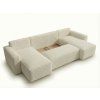93408 velka rozkladaci sedaci souprava do u smart boucle tmave zelena 303x143 cm moderni design