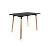 92532 1 akce cerny jidelni stul bergen 140x80 cm ii jakost