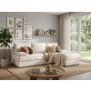 93405 rozkladaci sedaci souprava do l venoria slim 200x143 cm kremova do moderni domacnosti
